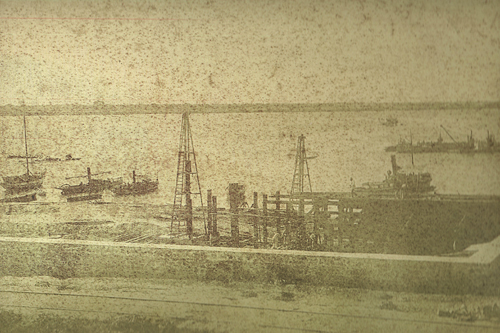 MUELLE, PUERTO Y ADUANA DE ASUNCIÓN (COLECCIÓN DE JAVIER YUBI)